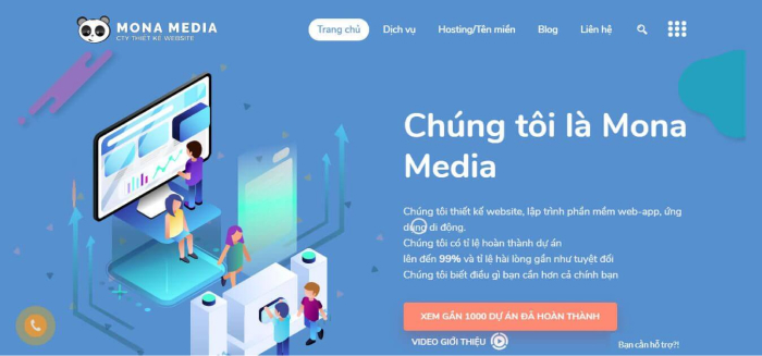 Mona Media - Đội ngũ thiết kế website cao cấp, chuyên nghiệp