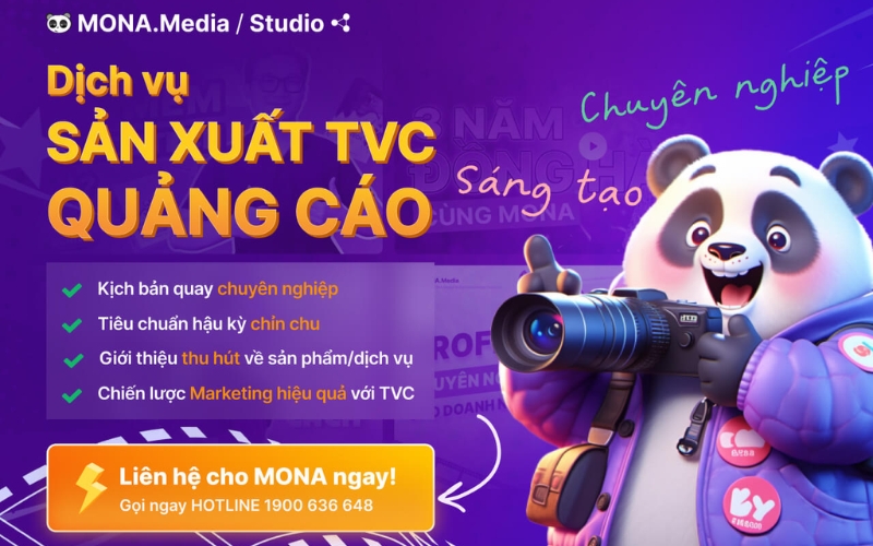 dịch vụ quay tvc mona media