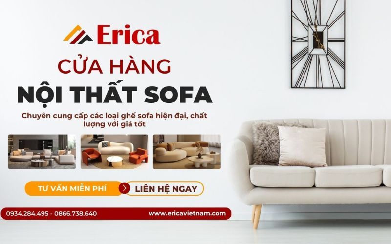 cửa hàng nội thất sofa cao cấp Erica