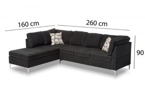 kích thước sofa góc chữ L