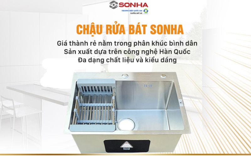bồn rửa bát Sơn Hà