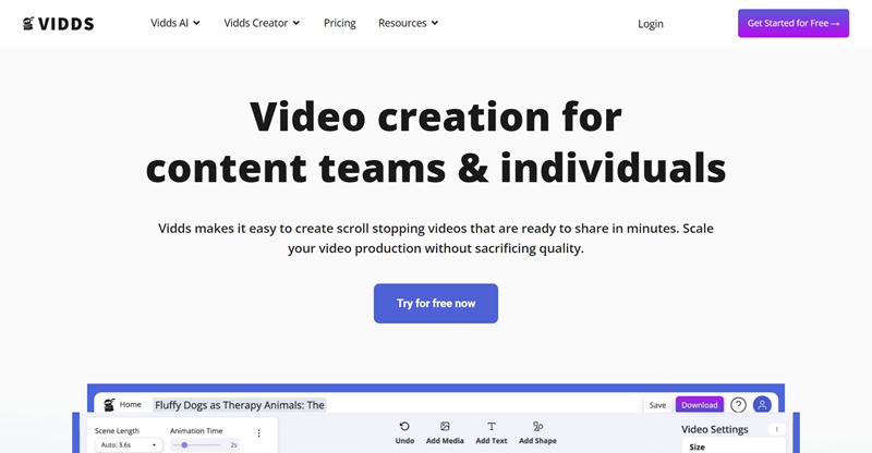 công cụ Vidds