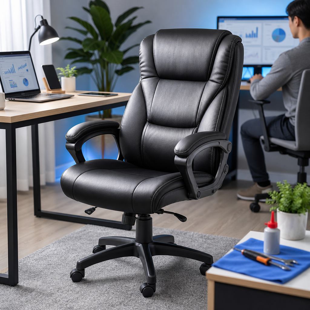 Cách xử lý ghế xoay giám đốc bị kêu tại nhà