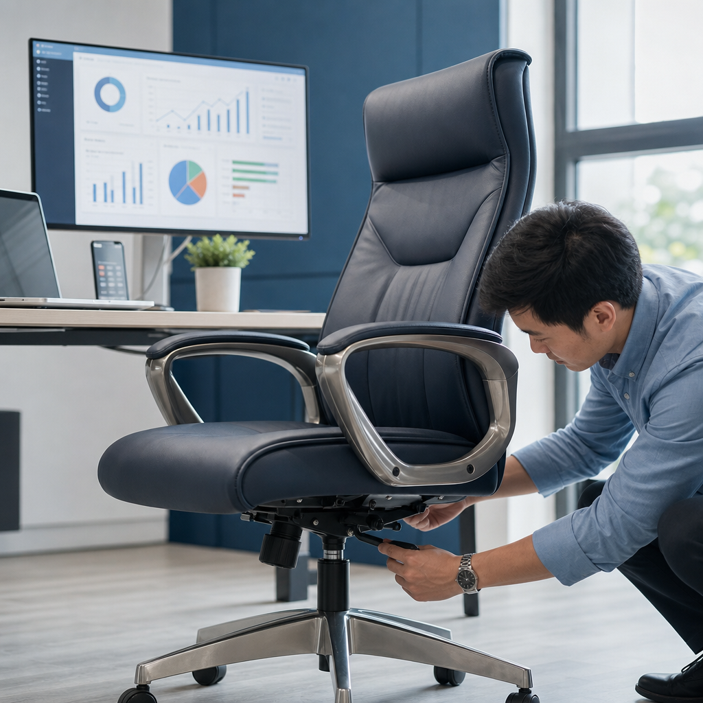 Ghế xoay giám đốc bị kêu: cách xử lý